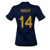 Dámy Fotbalový dres Francie Adrien Rabiot #14 MS 2022 Domácí Krátký Rukáv